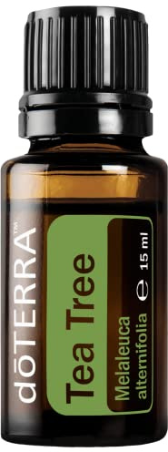 DoTERRA™ Tea Tree Essential Oil, Melaleuca Alternifolia, 15 ml | PURIFYING SKIN & NAIL CARE: Renowned for cleansing properties that soothe occasional skin irritations & fortify nails.