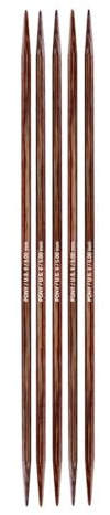 Pony Wooden Double Pointed Knitting Needles 5.00mm 20cm