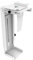 Allcam Under-desk CPU Holder/PC mount: 360° Swivel, Height & Width Adjustable, in White