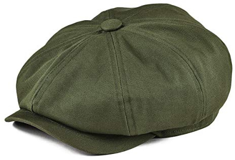 BOTVELA Herren Newsboy Flat Cap 100% Baumwolle Gatsby Ivy Golf Cabbie Hat