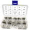 ALLNICE M6x30MM Glaspatronensicherung Schnell Glow Tube Fuse Assortment Kit 0.5A 1A 2A 3A 5A 10A 15A 20A 30A, 72PCS und 10PCS Fuse Seat (Type 1：M6*30mm)