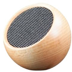 Gingko Design Tumbler Selfie Bluetooth Lautsprecher Natur Ahorn Holz