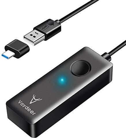 VAYDEER Metal USB Mouse Jiggler, S4 Mouse Mover with ON/Off Switch,Simulate Movement to Prevent The Computer from Entering Sleep Mode,Plug-and-Play,Driver-Free