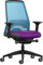 Interstuhl Bürostuhl Every Active Edition – ergonomischer Schreibtisch- und Gaming-Stuhl – Lordosenstütze für gesünderes Sitzen – vereint gesundes und aktives Sitzen (Hellblau | Lila)
