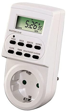 TM Electron TMUAD100 Enchufe Temporizador con Programador analógico 24h