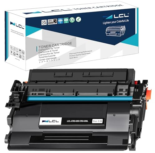 LCL 056L Schwarz Tonerkartusche kompatibel für Canon 056 056L (1er-Pack) | kompatibel für Canon i-SENSYS LBP325x MF542x MF543x MF552dw MF553dw