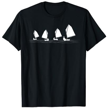 Dinghy Boot Opti Segeln Rennen T-Shirt