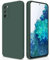 GiiYoon Hülle Kompatibel mit Samsung Galaxy S20 FE, Hochwertiges Liquid Silicone Case, Rundumschutz Handyhülle, Kratzfestes Weiches Mikrofaserfutter- grün