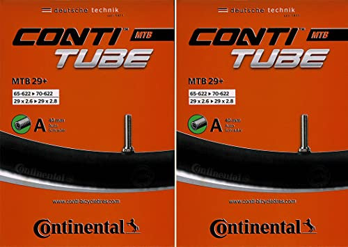 2X Continental MTB 29+ AV Schlauch Schrader Ventil 42mm 29 Plus Fahrrad MTB