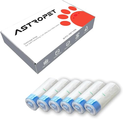 AstroPet Müllbeutel Katzentoilettenbeutel für Helios Series Katzenklo | extrem widerstandsfähig gegen Kratzer und Risse macht