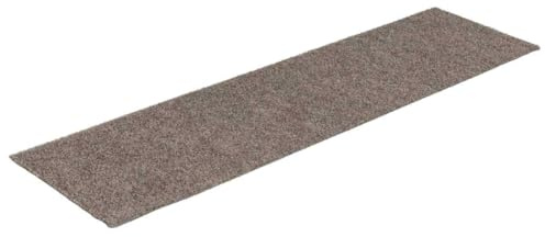 vidaXL Stufenmatten Selbstklebend 15 STK. 76x20 cm Beige Rechteckig