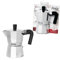 Kasaviva MOKA, Caffettiera per Caffè Espresso, con Manico Anti Scottatura, in Alluminio (3 Tazze)
