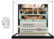 Vetrina in acrilico per radio retrò L-e*g-o 10334, scatola espositiva in acrilico, regalo, scatola antipolvere (senza modello) (sfondo personalizzabile) (base a specchio+sfondo-3 mm)