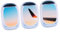 DIYEAH 3Stücke Fensteraufkleber Porthole Flugzeug Wandtattoos für Kinderzimmer Abnehmbar und Selbstklebend für Spielzimmer und Kindergarten Dekoration