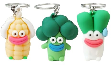 Paulilia Schlüsselanhänger niedlich Cartoon Metall Schlüsselanhänger Tasche Schmuck für Frauen und Kinder kreative Geschenke