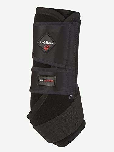 LeMieux Prosport Ultra Stützstiefel, Paar, Schwarz, XL