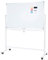 Whiteboard HWC-C85, Magnettafel Memoboard Pinnwand, mobil rollbar inkl. Zubehör - 120x90cm