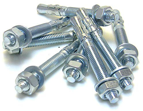 50 Stk. Schwerlastanker Schwerlastdübel Keilanker Bolzenanker verzinkt (M8 x 115)