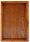 Wooden Tray, Solid Wood Rectangular Tableware Serving Tray Food Fruit Plate Tea Snacks Food Storage Dish Table Plate for Restaurant Home (22 * 15cm)