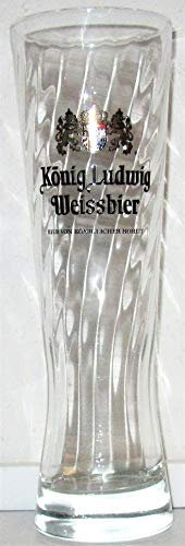 KÖNIG LUDWIG/Weissbier Glas/Limited Edition / 1 x 0,5 Liter/Bierglas/Gläser/Weizenglas