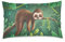 Linomo Kissenbezug 40x60 cm, Tropical Jungle Animal Cute Sloth Dekorative Kissenbezug Kissenhülle für Couch Sofa Bett Hause