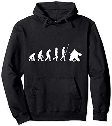 Eishockey Torwart I Goalie | Ice Hockey Evolution Motiv Pullover Hoodie