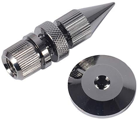 ANCLLO 4 pz cromato altoparlante Spike antiurto regolabile Isolamento piedi Stand cono Pad per giradischi amplificatore CD DAC registratore