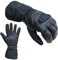 PROANTI Regen Motorradhandschuhe Winter Motorrad Handschuhe mit Langer Stulpe Visierwischer Touchscreen-Funktion (M)