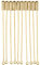 LOVIVER 10x 7.1cm Broche DIY Résultats Broche Plat Pad Bouchon Broche de Montage À