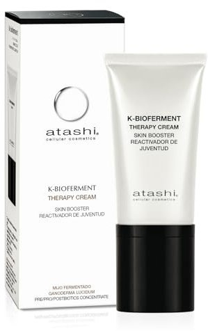 atashi K-Bioferment, Therapy Cream Skin Booster, Riattivante Giovinezza| Rivitalizzante Multi-correttivo Antietà, Crema da giorno con Biofermenti, Pelle sensibile e stressata, 50ml
