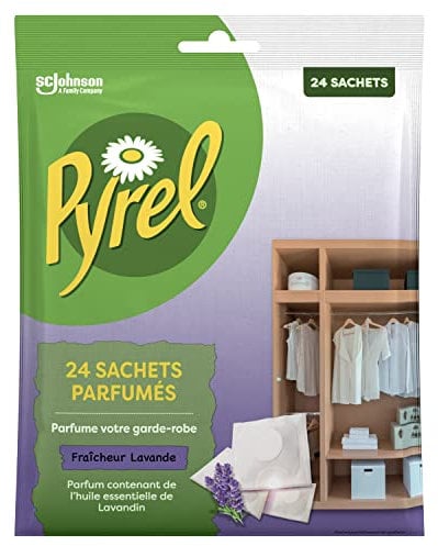 Pyrel Sachets Parfumes Fraicheur Lavande - Avec Huile Essentielle De Lavandin