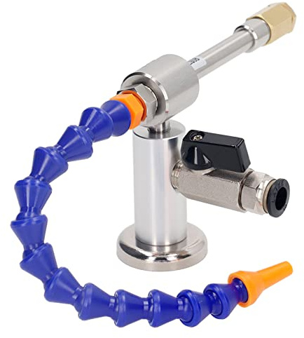 Pistolet à Air Froid Vortex 520BTU 7Bar Pistolet de Refroidissement Sec à Air Froid avec Accessoires de Compresseur D'air à Tube Flexible