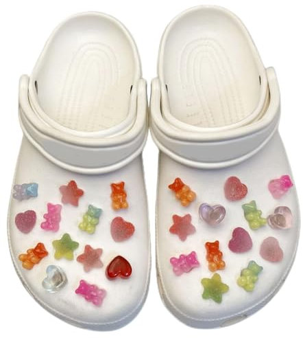 Traziewell Bear Shoe Charms Shoe Accessories Cute in Many Shapes Great for Garden Clogs Beach Sandals More SDC00210