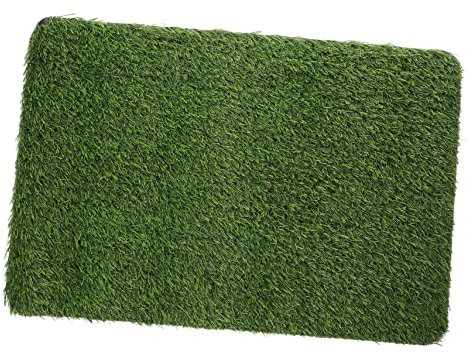 Yardwe Lebensechte Grasmatte Grüner Kunstrasen Künstlicher Outdoor-Teppich Teppich Aus Künstlichem Gras Kunstrasen Miniatur Künstliches Rasengras Kunstgras-fußmatte Grünes Gras Haushalt