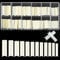 KOXXIAMOQ Tips pour Ongles en Gel, 240 Pièces de Conseils d'Ongles Coffin, Faux Ongles, Bout à Carré d'Ongles, Ongles Artificiels Allongés Extra pas de pli(naturelle)