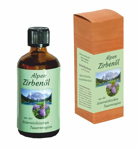 Alpen-Zirbenöl, hochwertiges Zirbenöl aus der Tauernregion Österreich; Bedarfsmittel als Duftöl, Raumduft-Diffuser, zur Aromabeduftung;(25 ml)