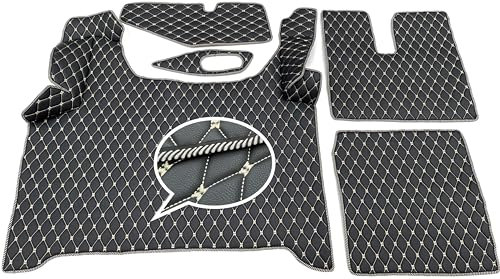 Fußmatten, Automatten LKW Man TGX Automatikgetriebe 2020+ (Schwarz-Beige)