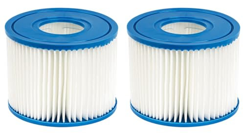 Benfosh 2 cartuchos de filtro de piscina tipo S1 compatibles con Intex PureSpa para 29001E PureSpa Catridge