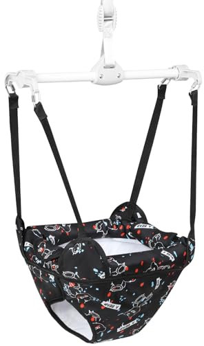 Cowiewie Baby Türhopser, mit verstellbarem Sitz, lustige Aktivität für 6–12 Monate alte Babys, ruhiger Bär