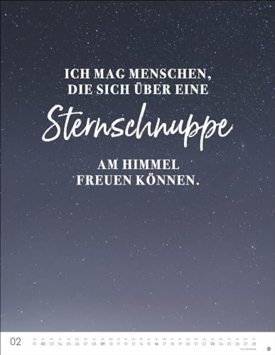 Visual Statements - Kalender 2025 - Heye-Verlag - Wandkalender mit inspirienden Sprüchen für jede Lebenslage - 34 cm x 44 cm