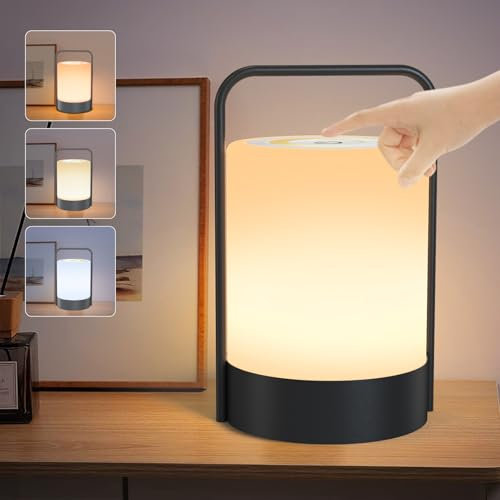 GGII LED Outdoor Lampe Helligkeit Dimmbar Akku Outdoor Lampe USB Aufladbar Mit Fernbedienung IP44 Spritzwasser Geschützt LED Camping-Lampe Mit 3 Modi Für Garten Außen Schlafzimmer Bar Camping​