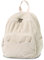 Boziee Klein Canvas/Cord Rucksack Damen Cityrucksack Rucksäcke Daypacks Rucksackhandtaschen Schulrucksack für Damen Mädchen Teenager Schule Travel Arbeit small size (Cord, Cream Weiss)