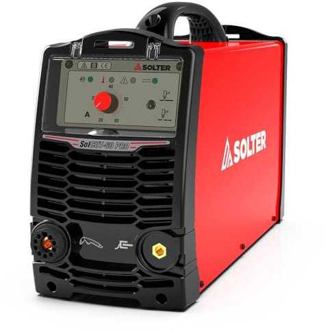 SOLTER PLASMA SOLCUT 60 PRO – Cortadora de Plasma Profesional 60A, Corte de Alta Precisión hasta 22mm, Tecnología Inverter, Alimentación 400V Trifásica, Estructura Robusta y Compacta