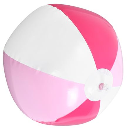 KOMBIUDA Aufblasbarer Bunter Strandball Aus PVC Für Poolpartys Und Strandaktivitäten Leicht Und Vielseitig Einsetzbar Für Erwachsene
