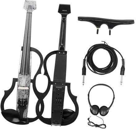Standard-Violininstrument 4/4 Violine Professionelle Bogen Kopfhörer Kabel Zubehör(3/4)