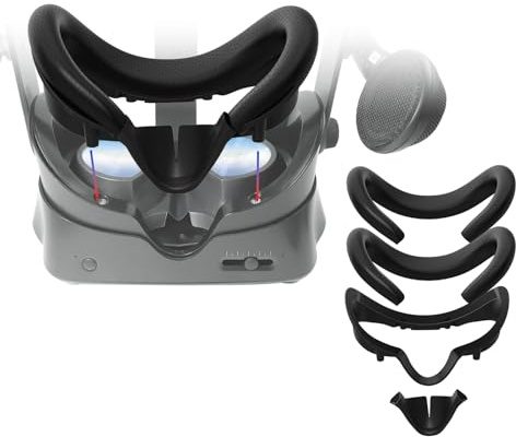 Facial Interface & Foam Pad Kit compatible with Valve Index – Replacement Face Cover with Soft Cushions and Bracket
