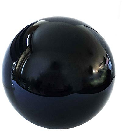 LTRAJUYNH FHVQRCUNS 1 stücke 60mm schwarz Hause Glas Kugel Kristall Ball for Dekorative Fotografie