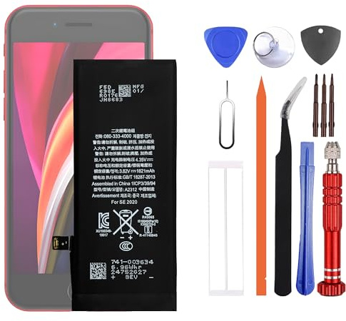 VUXYIT A2312 Replacement Battery Compatible with iPhone SE 2020 with Repair Tool Kit