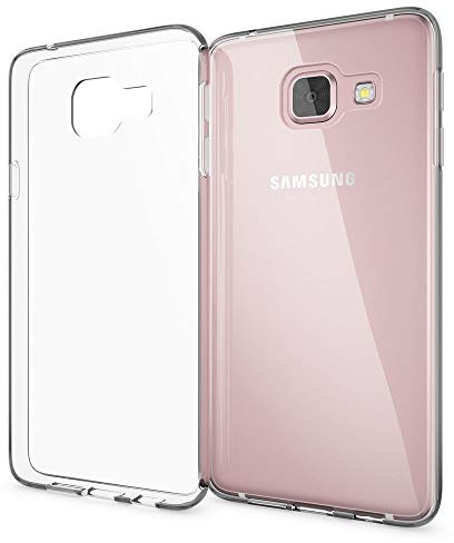 NALIA Transparente Silikonhülle für Samsung Galaxy A3 2017 - Hülle | Micro-Dot Rückseite ohne Wasserflecken, Stoßabsorbierende Ecken, Griffiges TPU-Material, Präzise Tasten, GLAZE