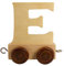 Buchstabenzug aus Holz, Buchstaben Zug, Lok, Waggon, A-Z, Wunschname (E)